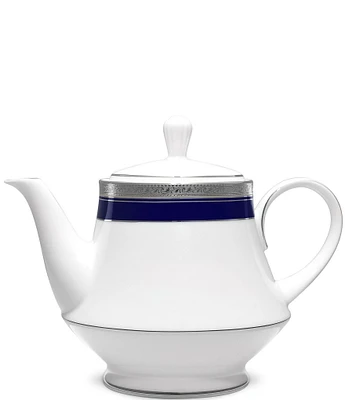 Noritake Crestwood Cobalt Platinum Teapot