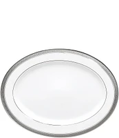 Noritake Crestwood Etched Collection 16#double; Oval Platter