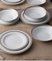 Noritake Crestwood Etched Collection Salad Plates, Set of 4