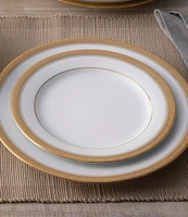 Noritake Crestwood Etched Collection Dinner Plates, Set of 4