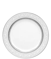 Noritake Crestwood Etched Platinum Porcelain Accent Salad Plate