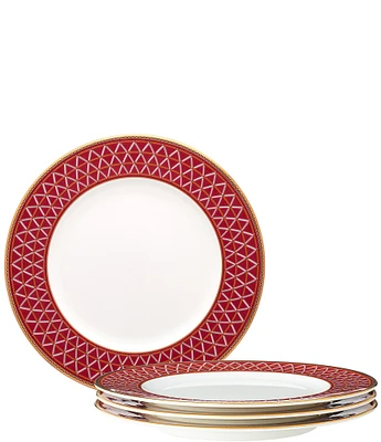 Noritake Crochet Collection Salad Plates, Set of 4