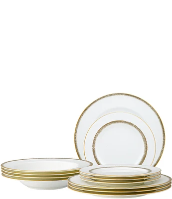 Noritake Haku Collection 12-Piece Dinnerware Set