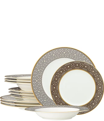 Noritake Infinity Collection 12-Piece Set, Service For 4