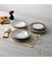 Noritake Infinity Collection 12-Piece Set, Service For 4