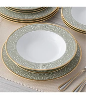 Noritake Infinity Green Gold Collection 12-Piece Set, Service For 4