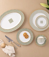 Noritake Infinity Green Gold Collection 12-Piece Set, Service For 4