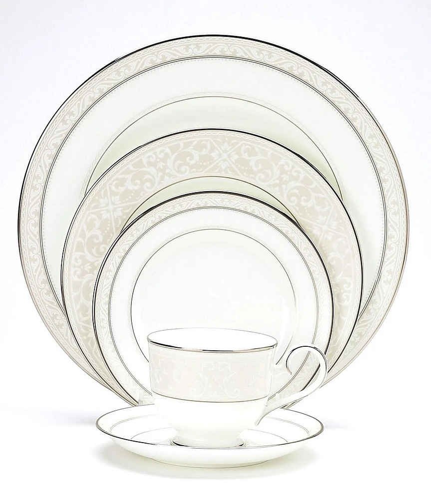 Noritake Montvale Platinum Collection 5-Piece Place Setting