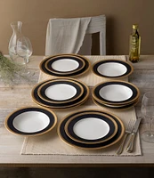 Noritake Odessa Cobalt Collection 12-Piece Set, Service For 4