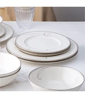 Noritake Platinum Wave Collection -Piece Place Setting
