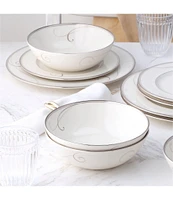 Noritake Platinum Wave Collection -Piece Place Setting
