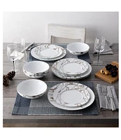 Noritake Raptures Platinum Collection 12-Piece Set, Service For 4