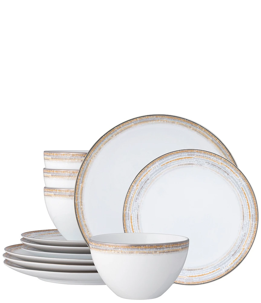 Noritake Raylan 12-Piece Dinnerware Set, Service for 4