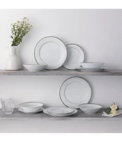 Noritake Regina Platinum Collection 12-Piece Set, Service For 4