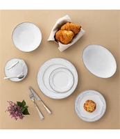 Noritake Satin Flourish Collection 12-Piece Set, Service For 4