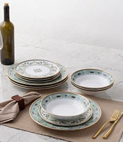 Noritake Serene Garden Collection 12-Piece Set, Service For 4