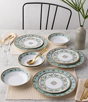 Noritake Serene Garden Collection 12-Piece Set, Service For 4