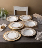 Noritake Summit Gold Collection 12-Piece Set, Service For 4