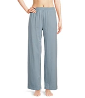 Nottibianche Solid Knit Coordinating Straight Leg Sleep Pant