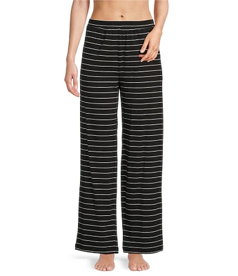 Nottibianche Stripe Knit Coordinating Straight Leg Sleep Pants