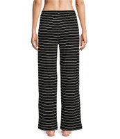 Nottibianche Stripe Knit Coordinating Straight Leg Sleep Pants