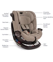 Nuna REVV 360° Rotating Rear and Forward Facing Convertible Car Seat - Caviar Edition