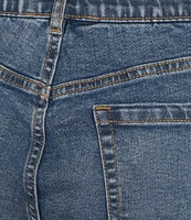 Nurture by Westbound High-Rise 5-Pocket Slim Crop Rolled Cuff Boyfriend Jeans