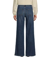 Nurture By Westbound Patch Pocket Wide Straight Leg Denim Pants