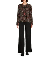 Nurture by Westbound Petite Size Wide Straight Leg Pant