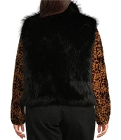 Nurture by Westbound Plus Size Faux Fur Vest