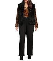 Nurture by Westbound Plus Size Faux Fur Vest