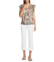 Nurture High Rise Slim Cropped Pants