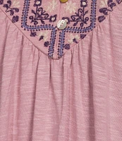 Nurture Petite Size Crew Neckline Short Sleeve V-Neck Top