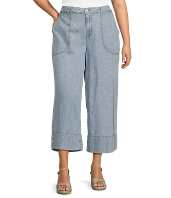 Nurture Plus Size Crop Palazzo Pants