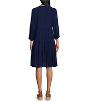 Nurture V-Neck 3/4 Sleeve Tier Dress