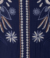Nurture V-Neck 3/4 Sleeve Tier Dress
