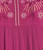 Nurture V-Neck 3/4 Sleeve Tier Dress