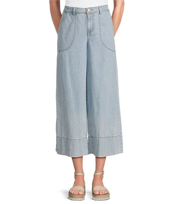 Nurture Wide Leg Crop Palazzo Denim Jeans