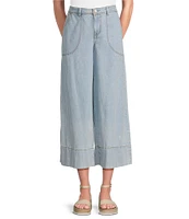 Nurture Wide Leg Crop Palazzo Denim Jeans