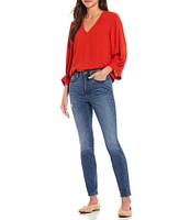 NYDJ Ami High Rise Denim Skinny Jeans