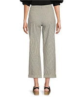 NYDJ Bailey Lift Tuck® Technology Stripe Print Straight Leg Capri Jeans