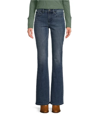 NYDJ Barbara Mid Rise Bootcut Stretch Denim Jeans