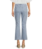 NYDJ Billie Stretch Denim Stripe Bootcut Ankle Jeans