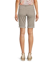 NYDJ Briella Stretch Denim Mid Rise Lift Tuck® Roll Cuff Shorts