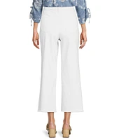 NYDJ Coco Stretch Denim Relaxed Wide Leg Cropped Jeans