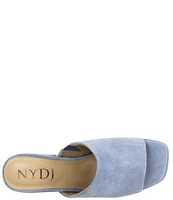 NYDJ Dewi Suede Platform Slide Sandals