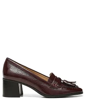 NYDJ Dexter Crinkle Patent Leather Tassel Loafer Pumps