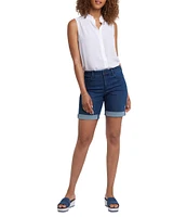 NYDJ Diana Stretch Denim Mid Rise Shorts