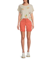 NYDJ Diana Stretch Denim Relaxed Fit Shorts
