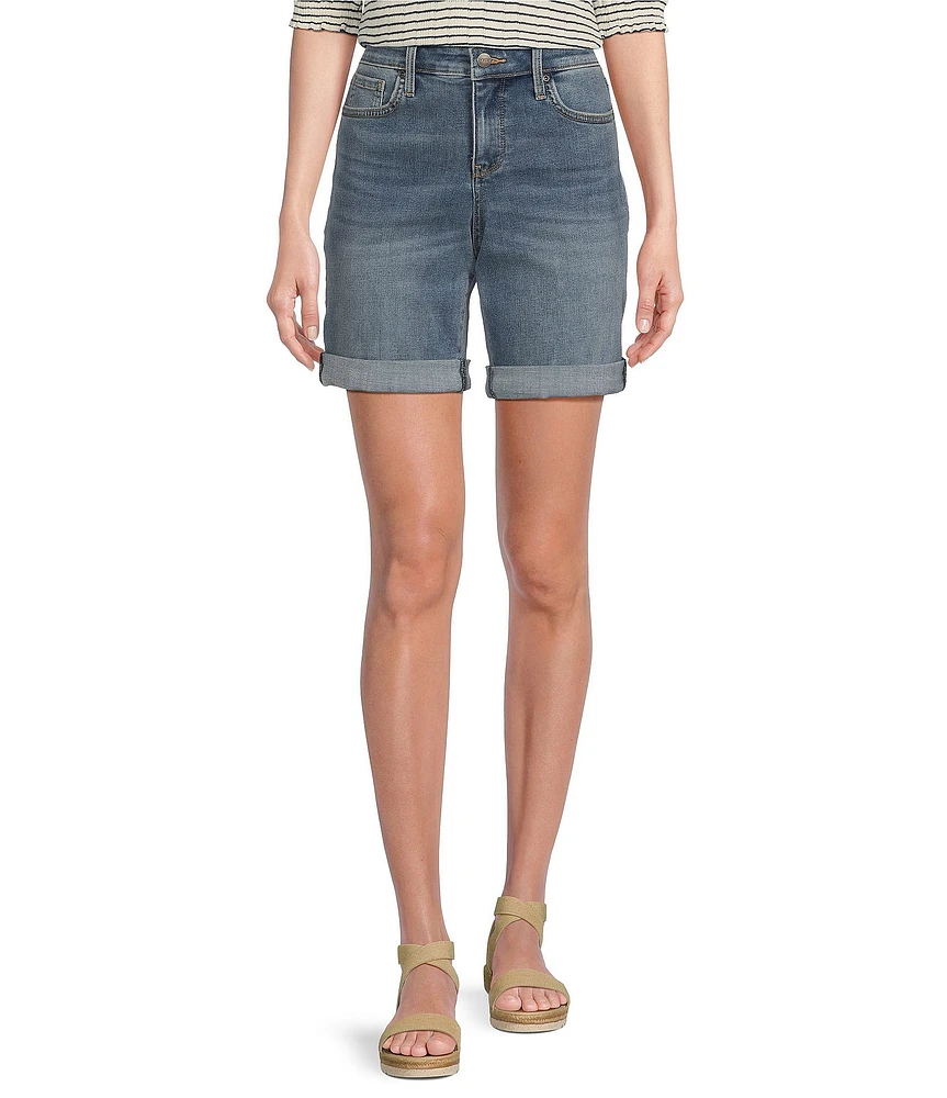 NYDJ Diana Stretch Denim Relaxed Fit Shorts